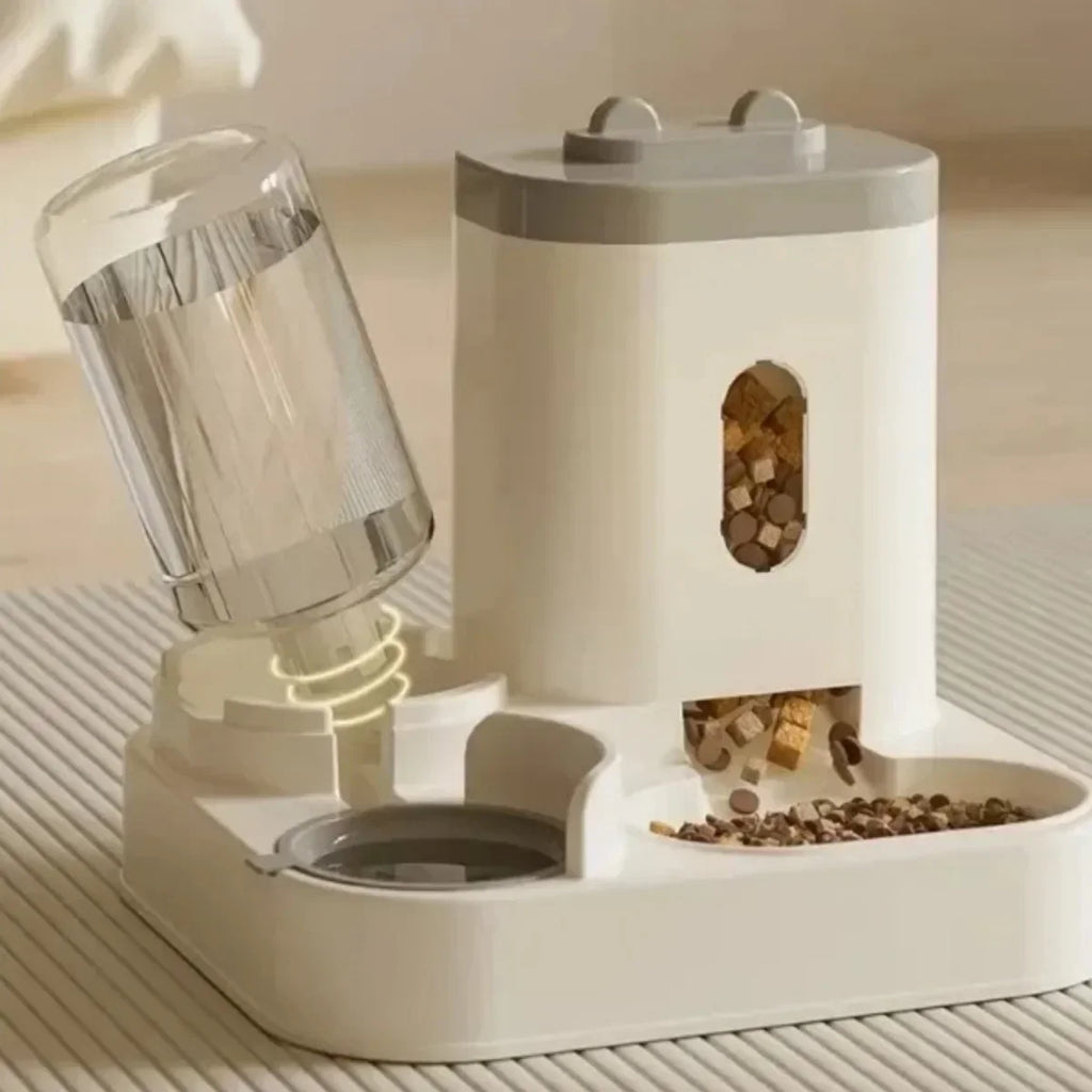 2-in-1 Automatic Pet Feeder & Water Dispenser