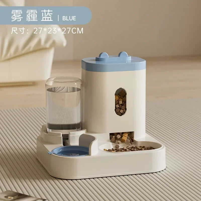 2-in-1 Automatic Pet Feeder & Water Dispenser