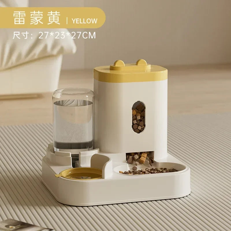 2-in-1 Automatic Pet Feeder & Water Dispenser