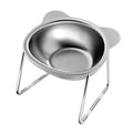 Elevated Stainless Steel Cat Bowl