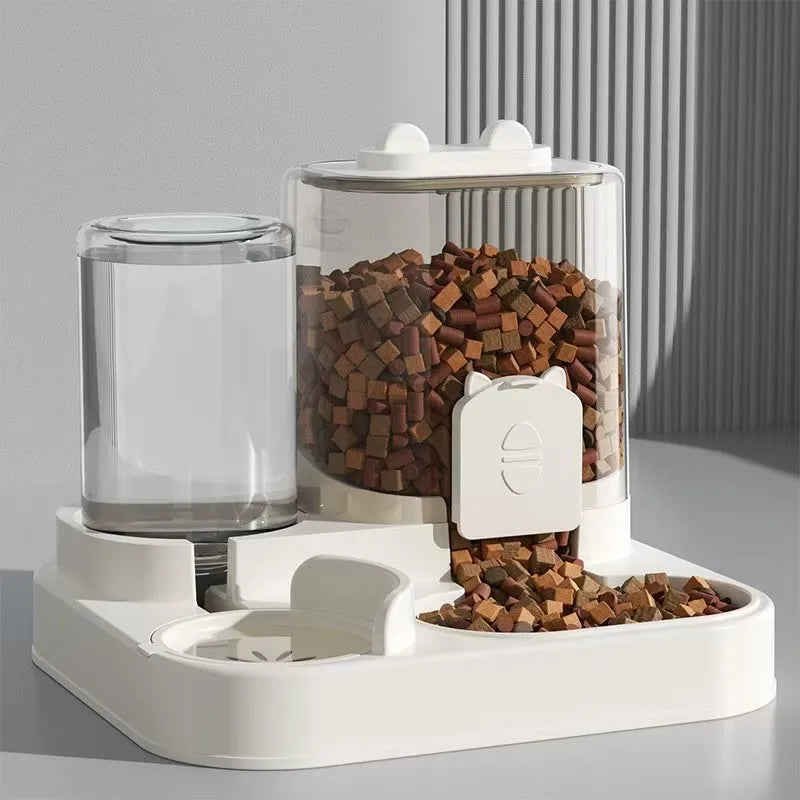 2-in-1 Automatic Pet Feeder & Water Dispenser